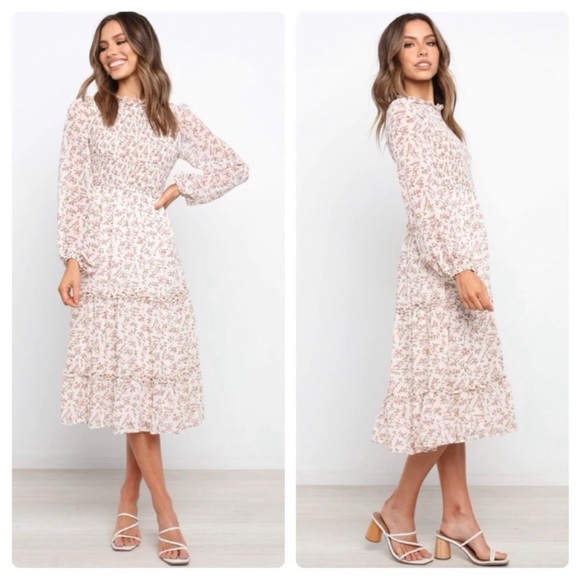 Petal & Pup Dresses & Skirts - NWT Petal & Pup Valente Floral Tiered Midi Dress 4